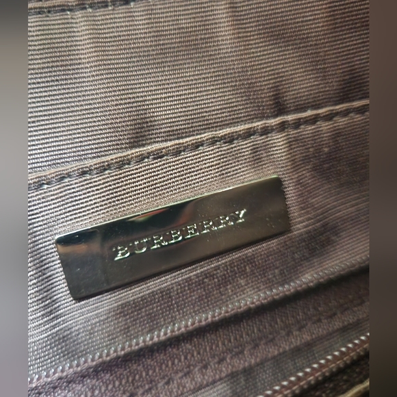 Burberry Nova Check Tote Bag in Beige Nylon Tote - Picture 10 of 16